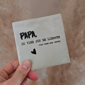 Tegeltje papa