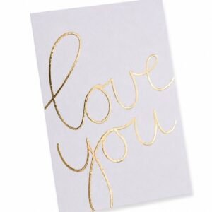 kaart 'love you'.