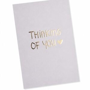 Kaart 'thinking of you'.
