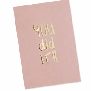 kaart 'you did it'