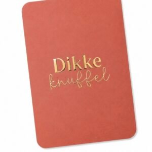 Kaartje 'Dikke knuffel'.