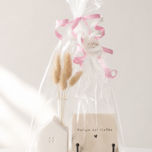 cadeaupakketje huisje vol liefde